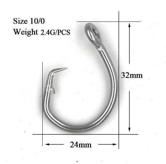 Anzol Peche Carbon Steel Fishhook